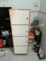 TỦ LOCKER 4 CÁNH 40 x 1m3 x 30 GỖ MDF